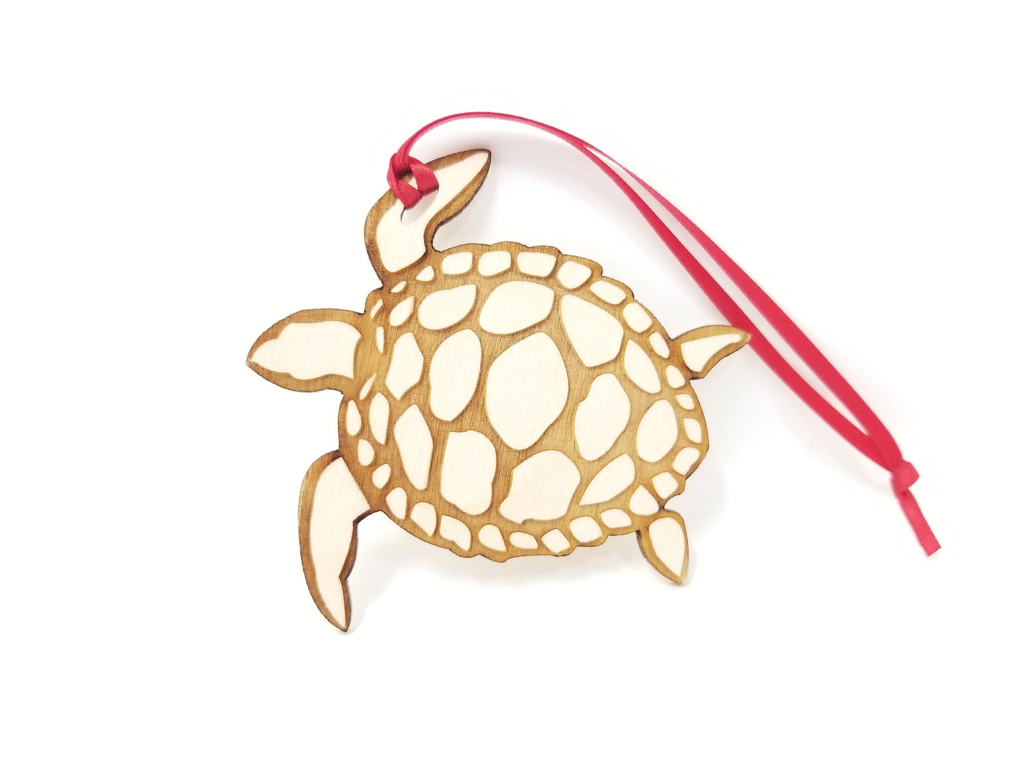 Sea Turtle β Laser Engraved Wooden Ornament