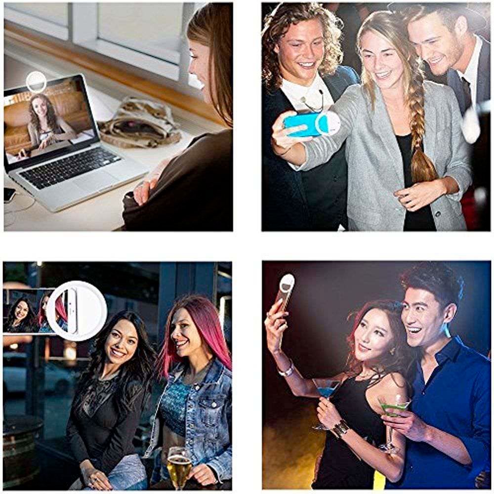 Portable Selfie Ring Light β Clip-On for Mobile Phones, Tablets & Computers