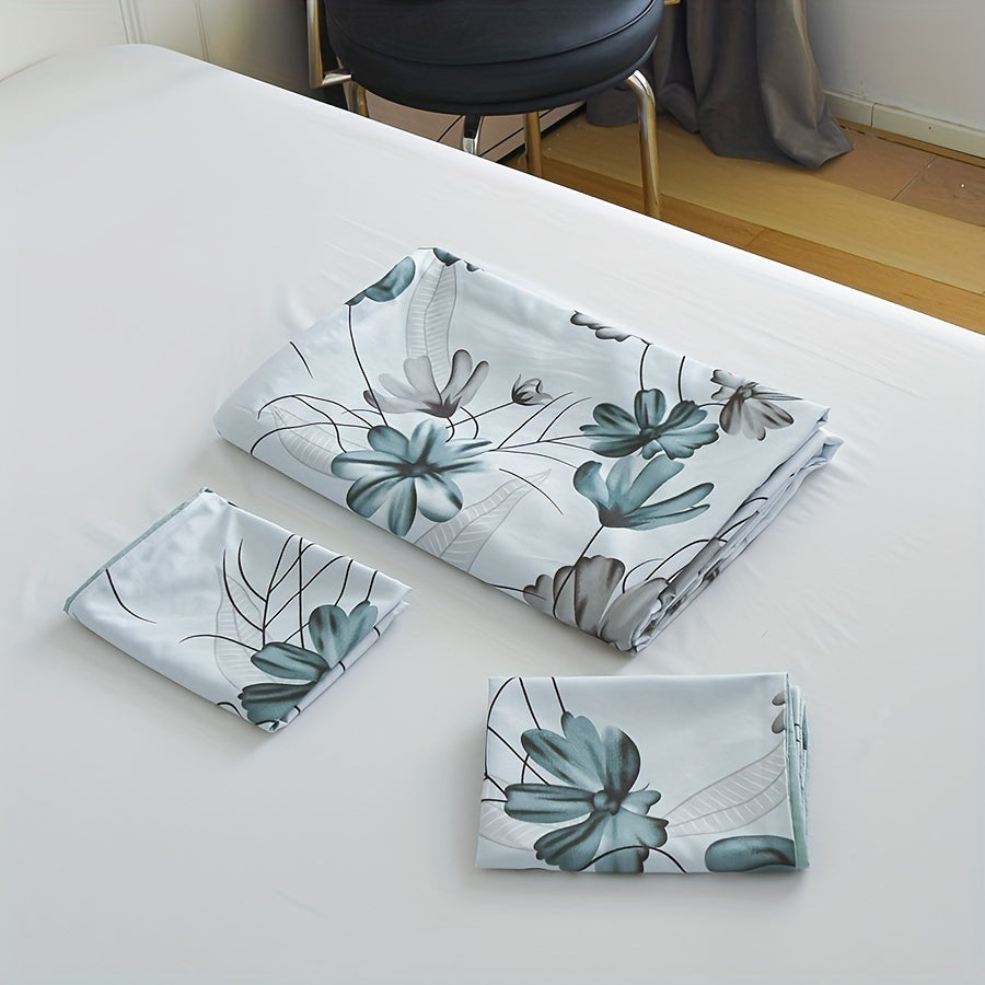 Floral 3-Piece Duvet Set – Soft & Stylish Bedroom Essential