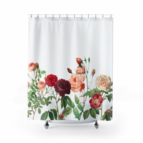 Rose Garden β Elegant Floral Shower Curtain