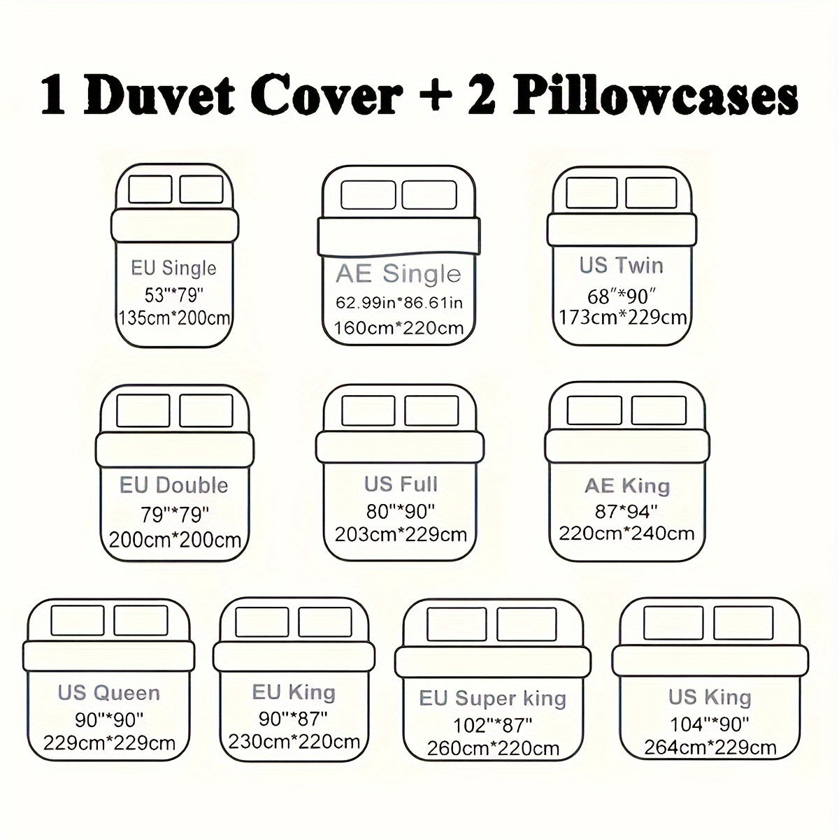 3-Piece Floral Duvet Cover Set – Soft Pastoral Style Bedding