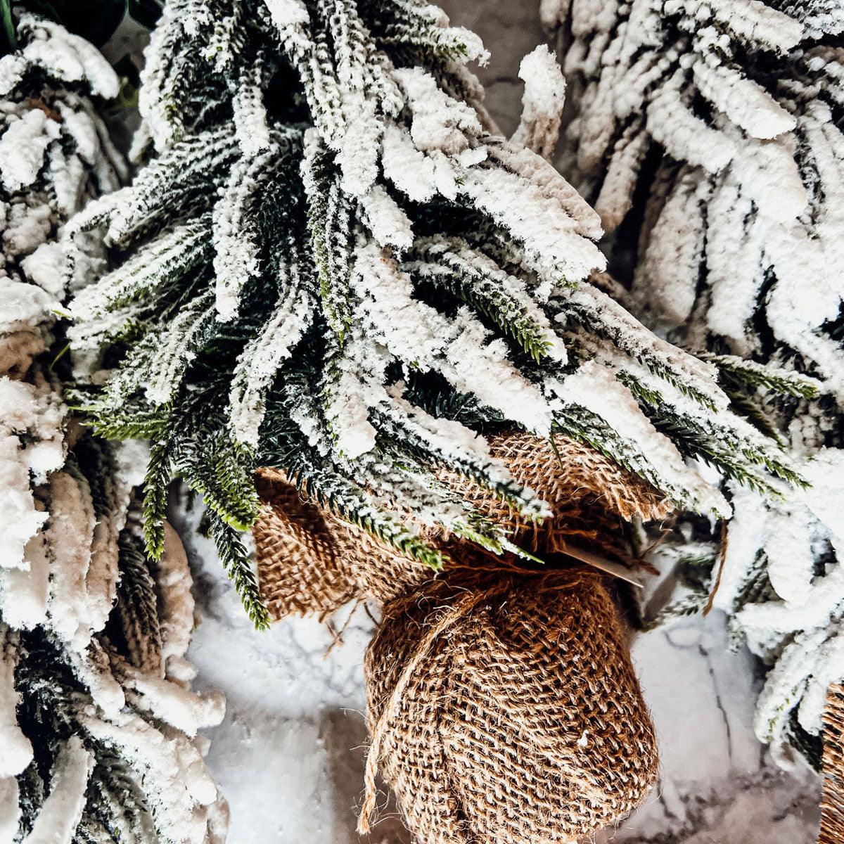 Snow Christmas Trees – Set of 4