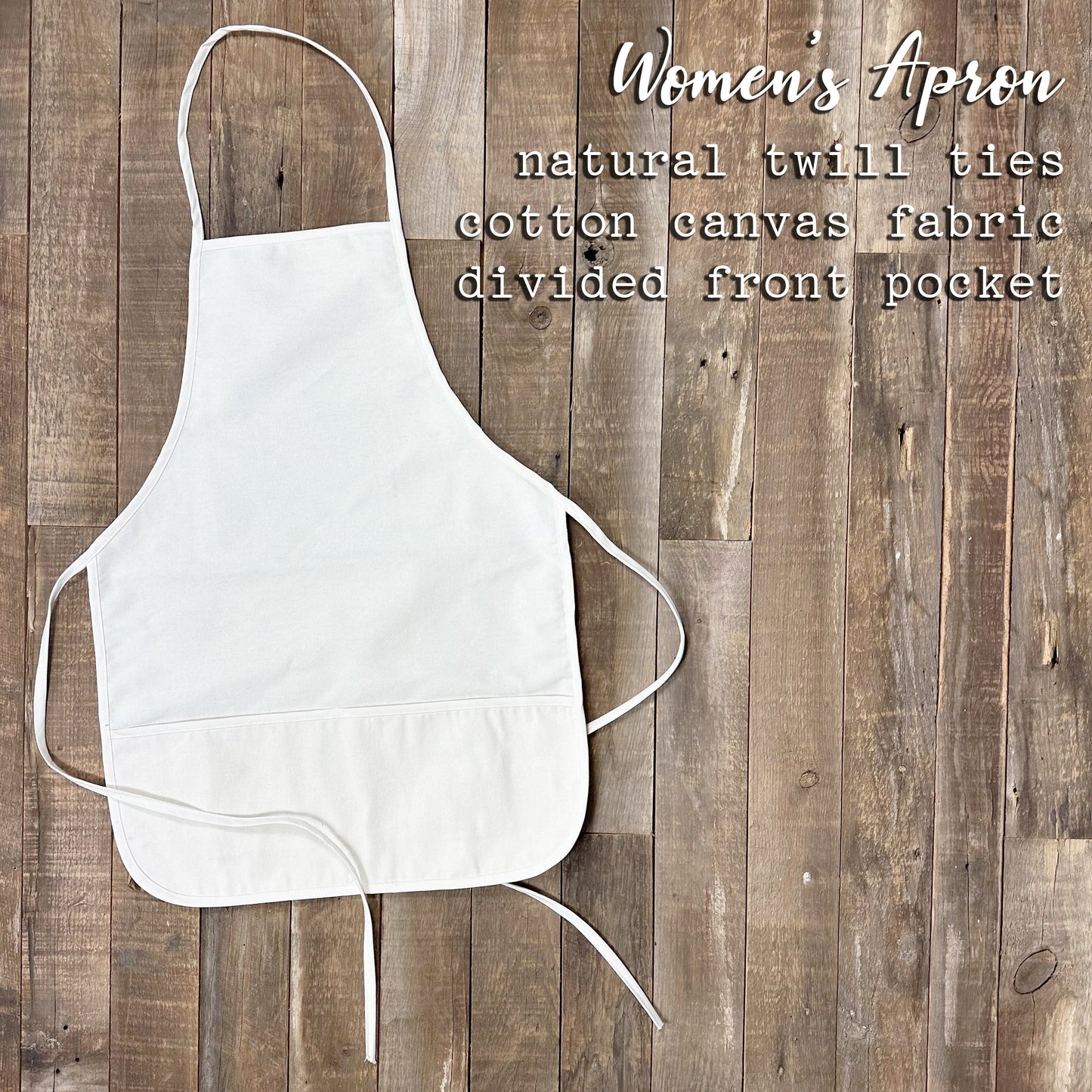Garden Bouquet Cotton Canvas Apron