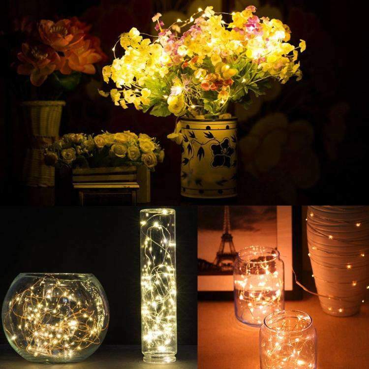 AMZER Fairy String Light – 20 LED, 2m, Waterproof, Battery Operated