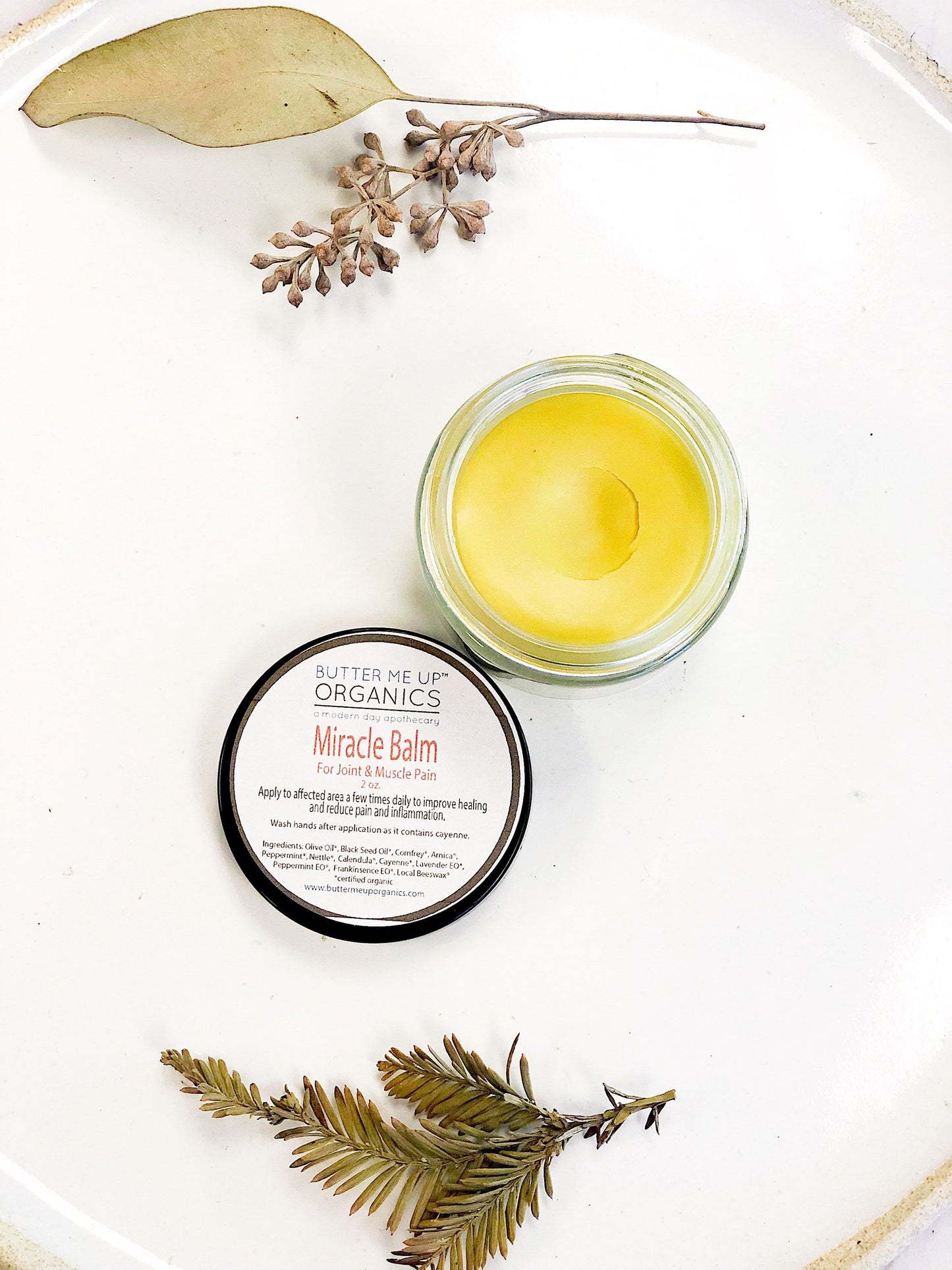 Miracle Balm – Organic Herbal Pain Relief for Muscles & Joints