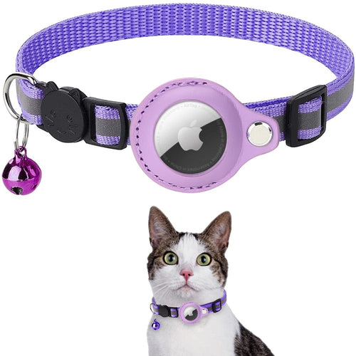 Reflective Airtag Case Collar for Cats & Dogs ā Safety Meets Style