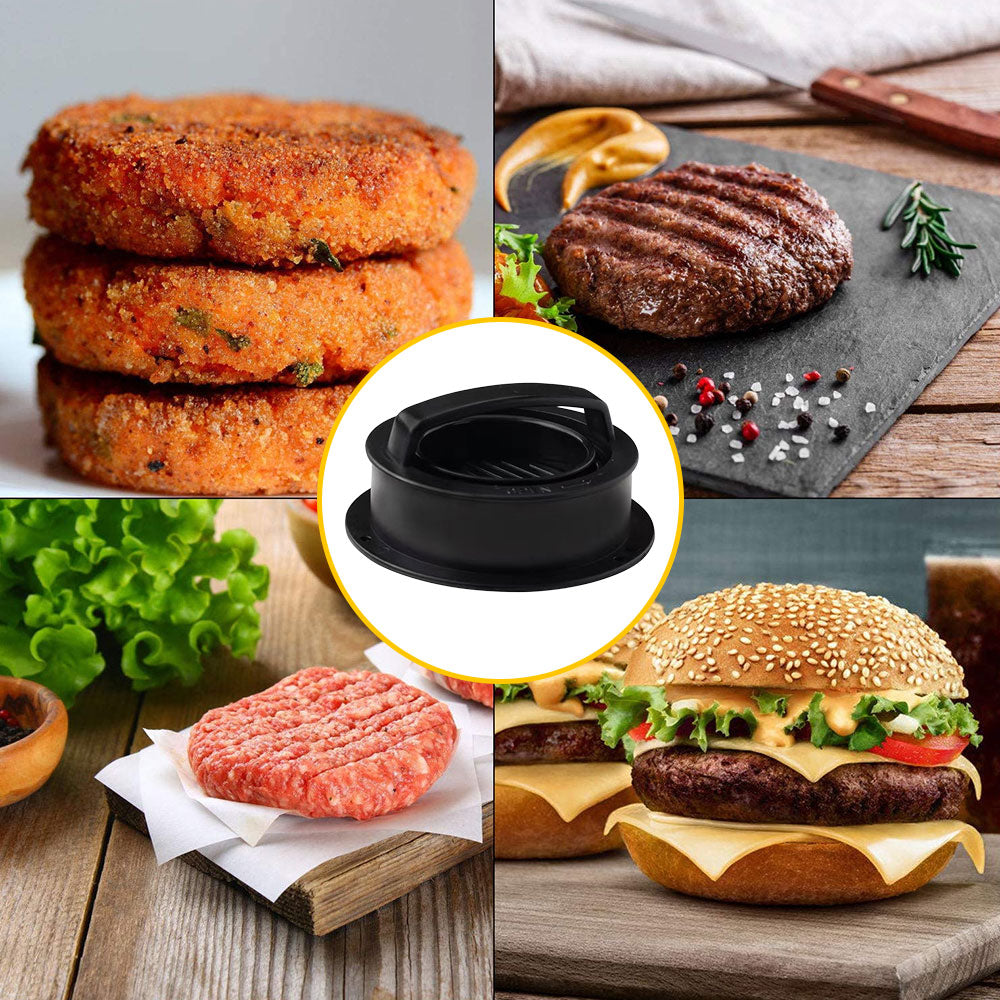 3-in-1 Round Hamburger Meat Press Maker