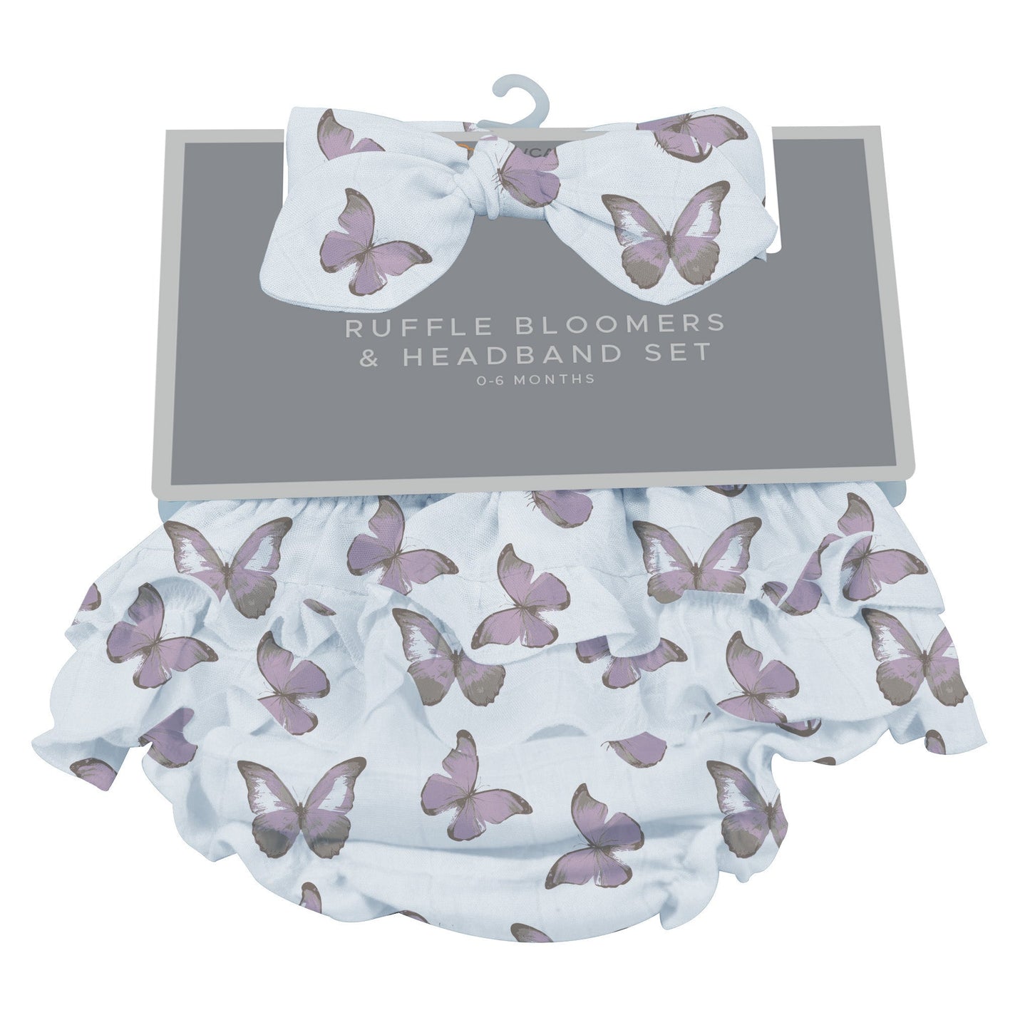 Baby Butterfly Outfit – Ruffle Bloomers & Matching Headband