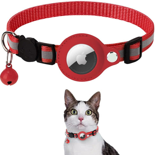 Reflective Airtag Case Collar for Cats & Dogs ā Safety Meets Style