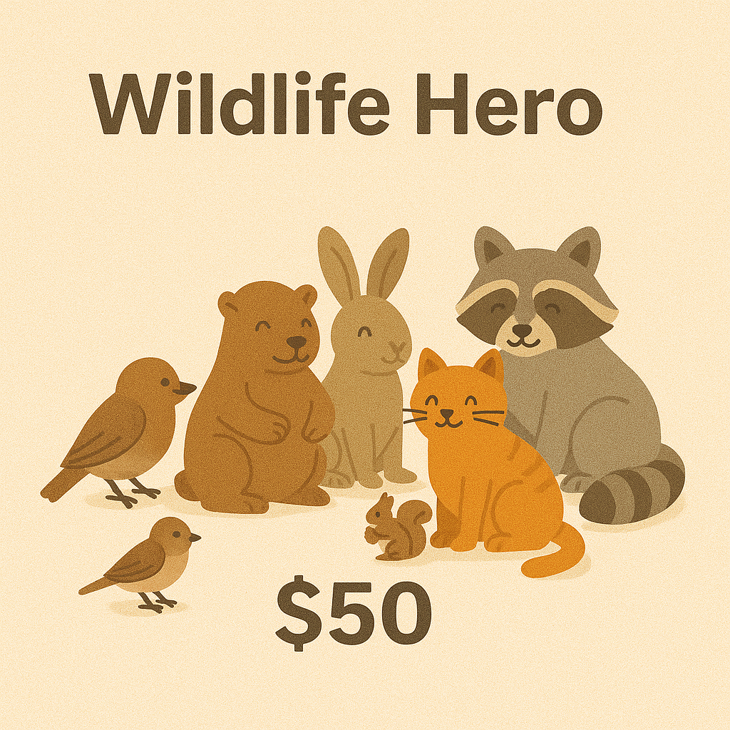 Support Backyard Wildlife & Stray Cats