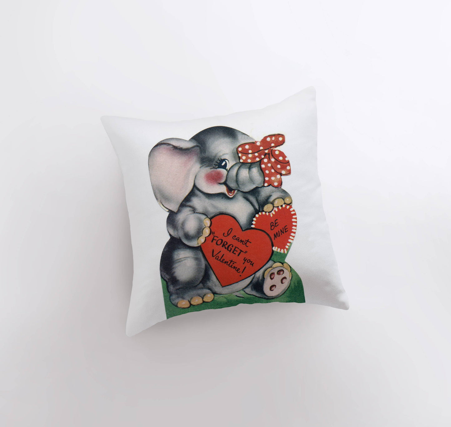 Vintage Valentine Throw Pillow Cover