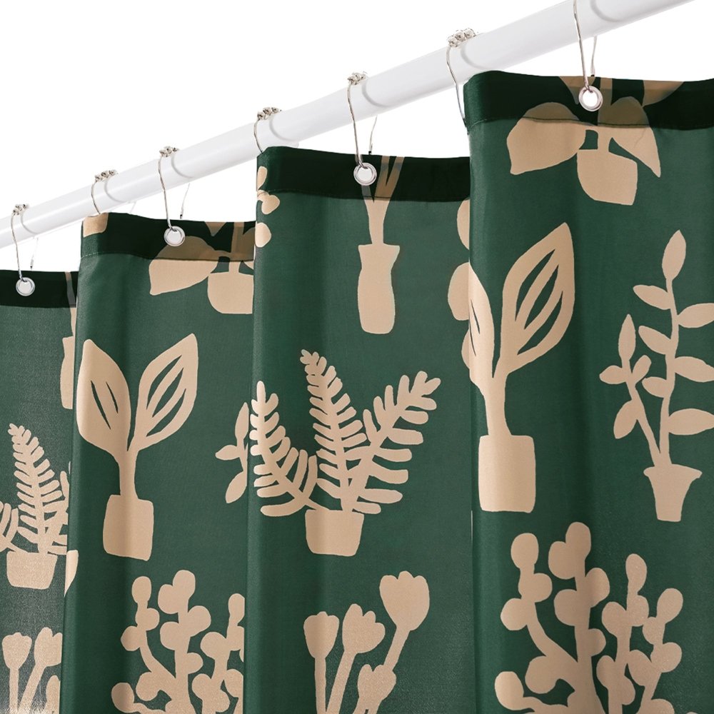 Bohome Foliage Shower Curtain