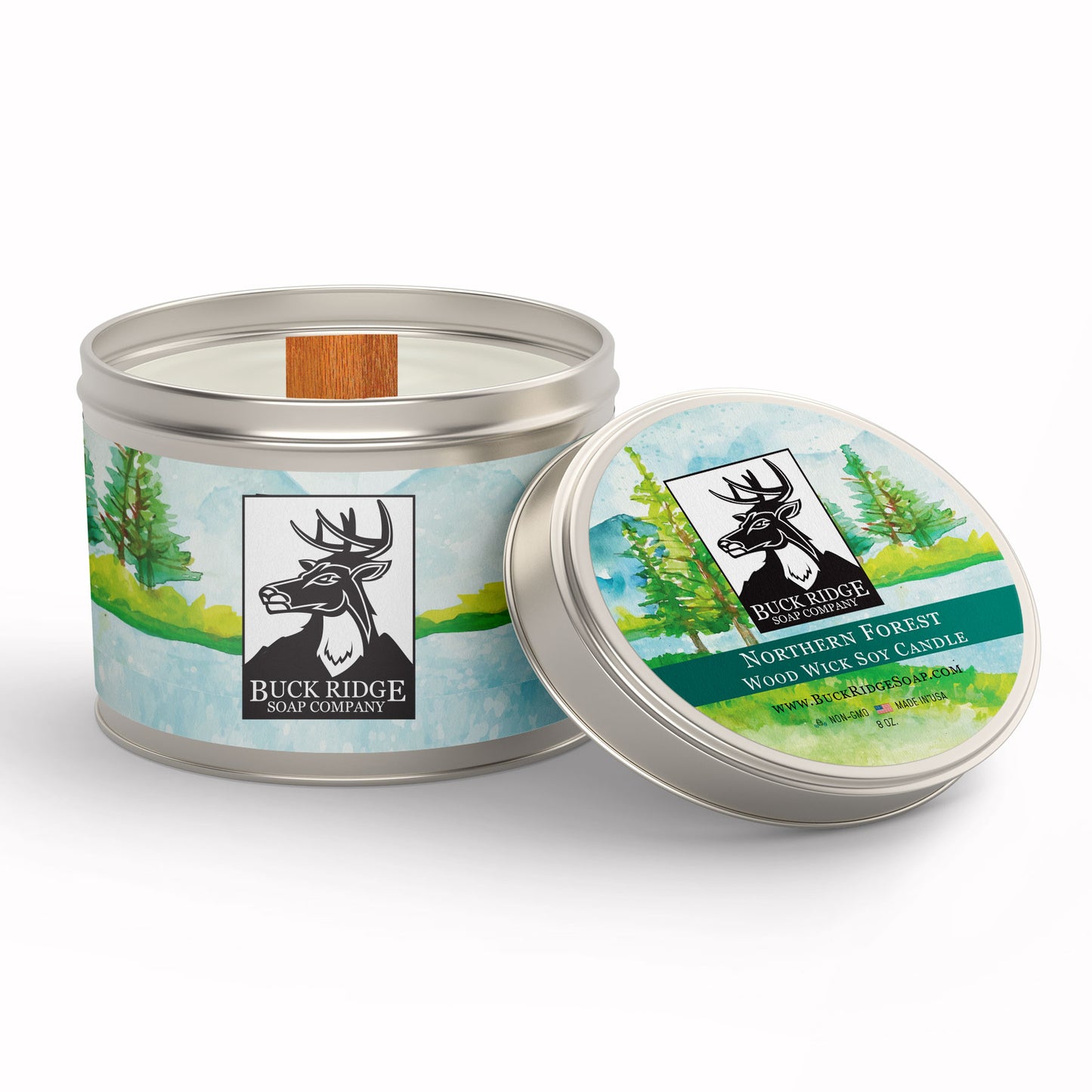 Northern Forest – Sustainable Wood Wick Soy Candle