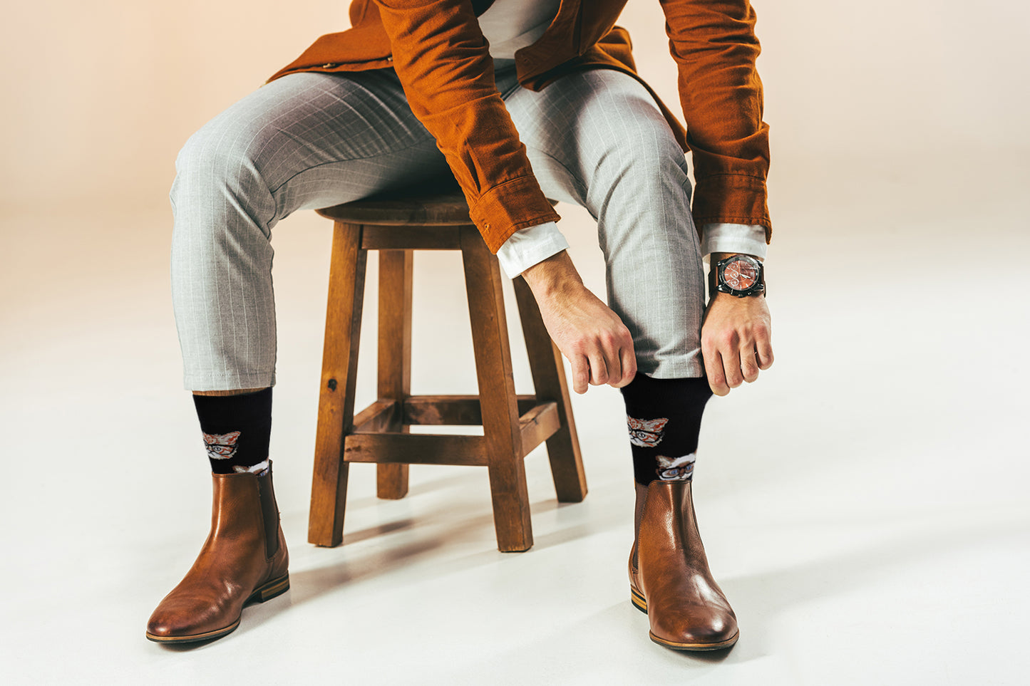 Casual Designer Trending Animal Socks – Cat – Unisex Style & Comfort