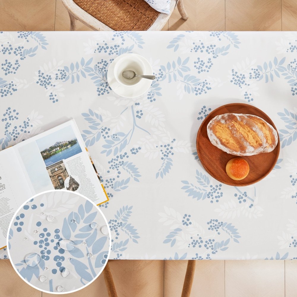 Farmhouse “Mountain Ash” Tablecloth – Waterproof & Sustainable