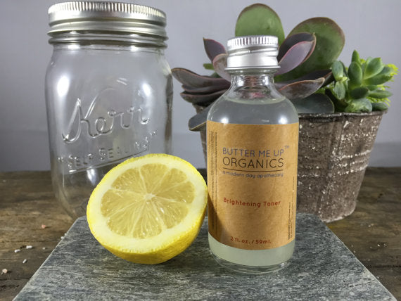 Organic Brightening Toner β Lemon & Witch Hazel