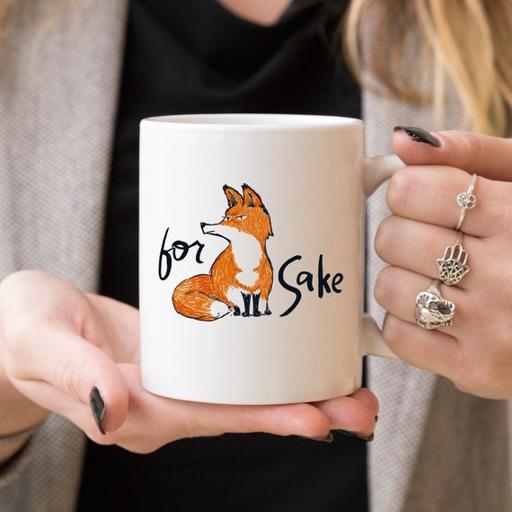 For Fox Sake - Ceramic Coffee Mug