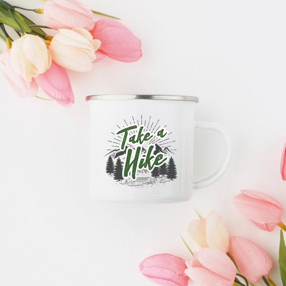 Take a Hike β Wanderlust Enamel Mug