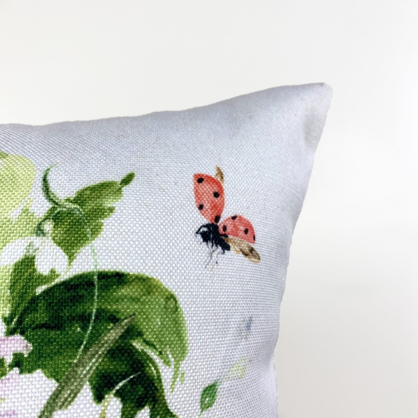 Watercolor Flower Pot Throw Pillow Cover