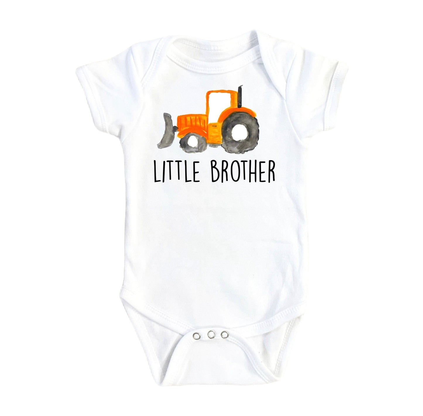 Little Brother Construction Bulldozer β Baby Boy Clothes Infant Bodysuit