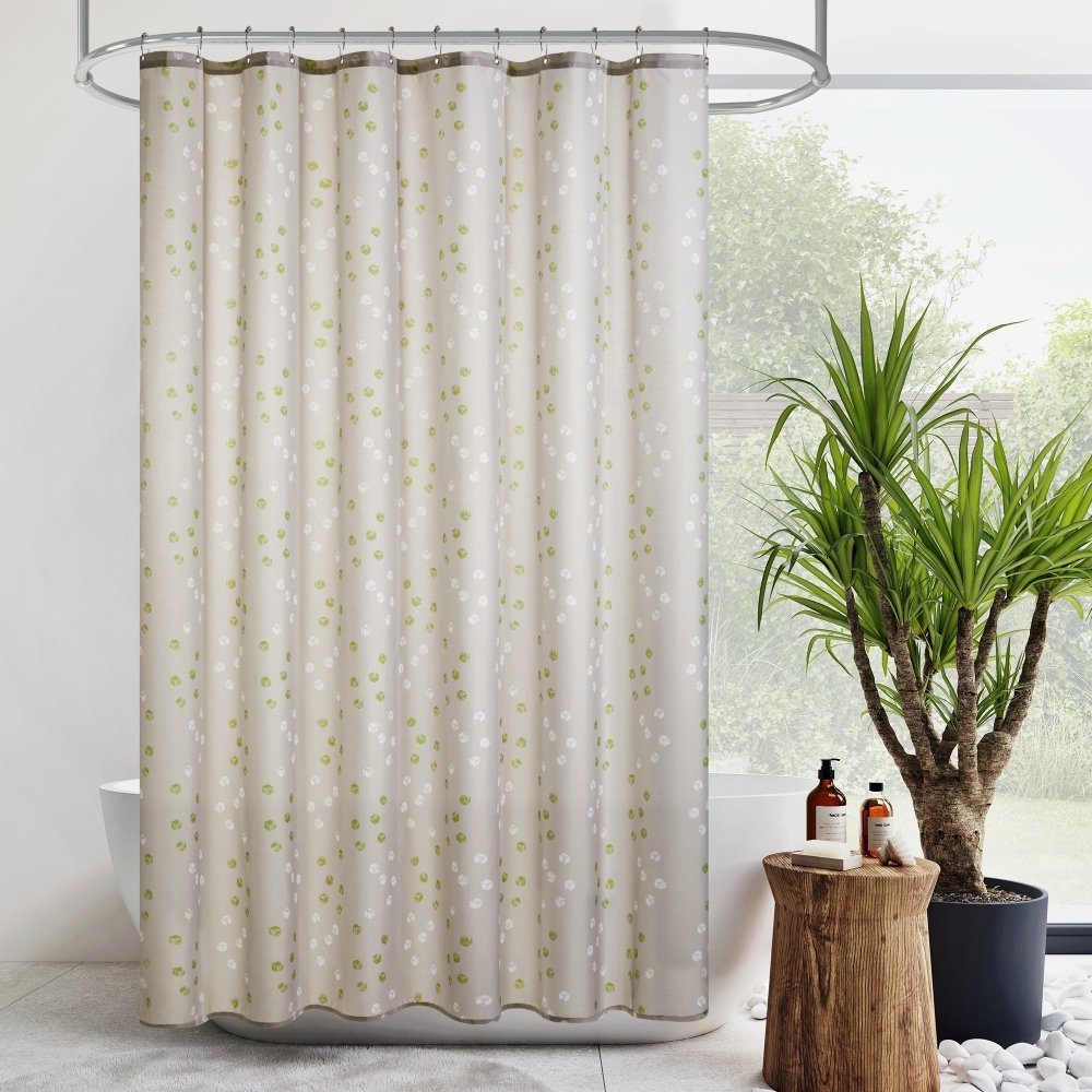 Modern Cubic Play – Contemporary Geometric Shower Curtain