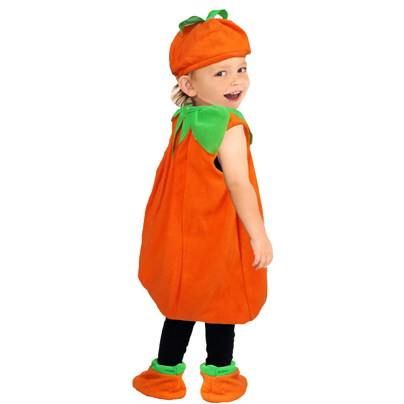 Baby Halloween Pumpkin Costume Set