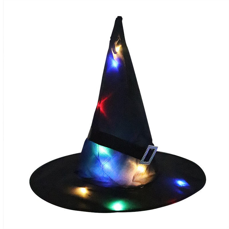 Halloween Glowing Witch Hat – Ghost Festival Decoration Props