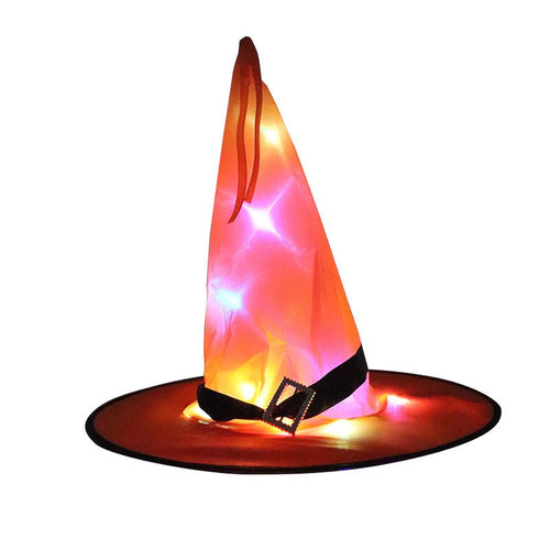 Halloween Glowing Witch Hat – Ghost Festival Decoration Props