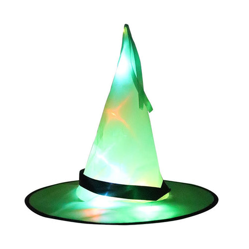 Halloween Glowing Witch Hat – Ghost Festival Decoration Props