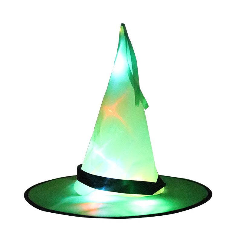 Halloween Glowing Witch Hat – Ghost Festival Decoration Props