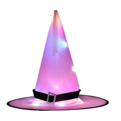 Halloween Glowing Witch Hat – Ghost Festival Decoration Props