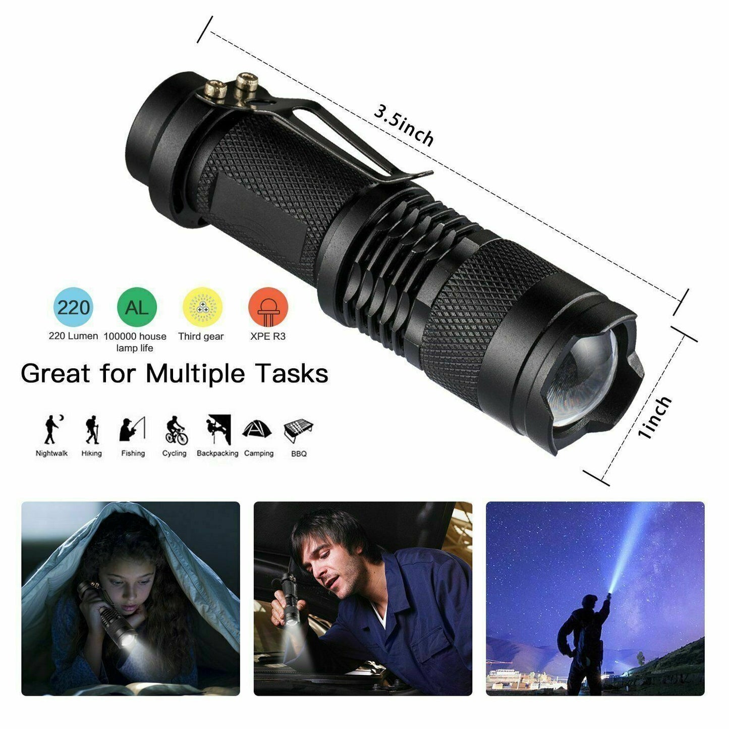 14-in-1 Outdoor Emergency Survival & Safety Gear Kit