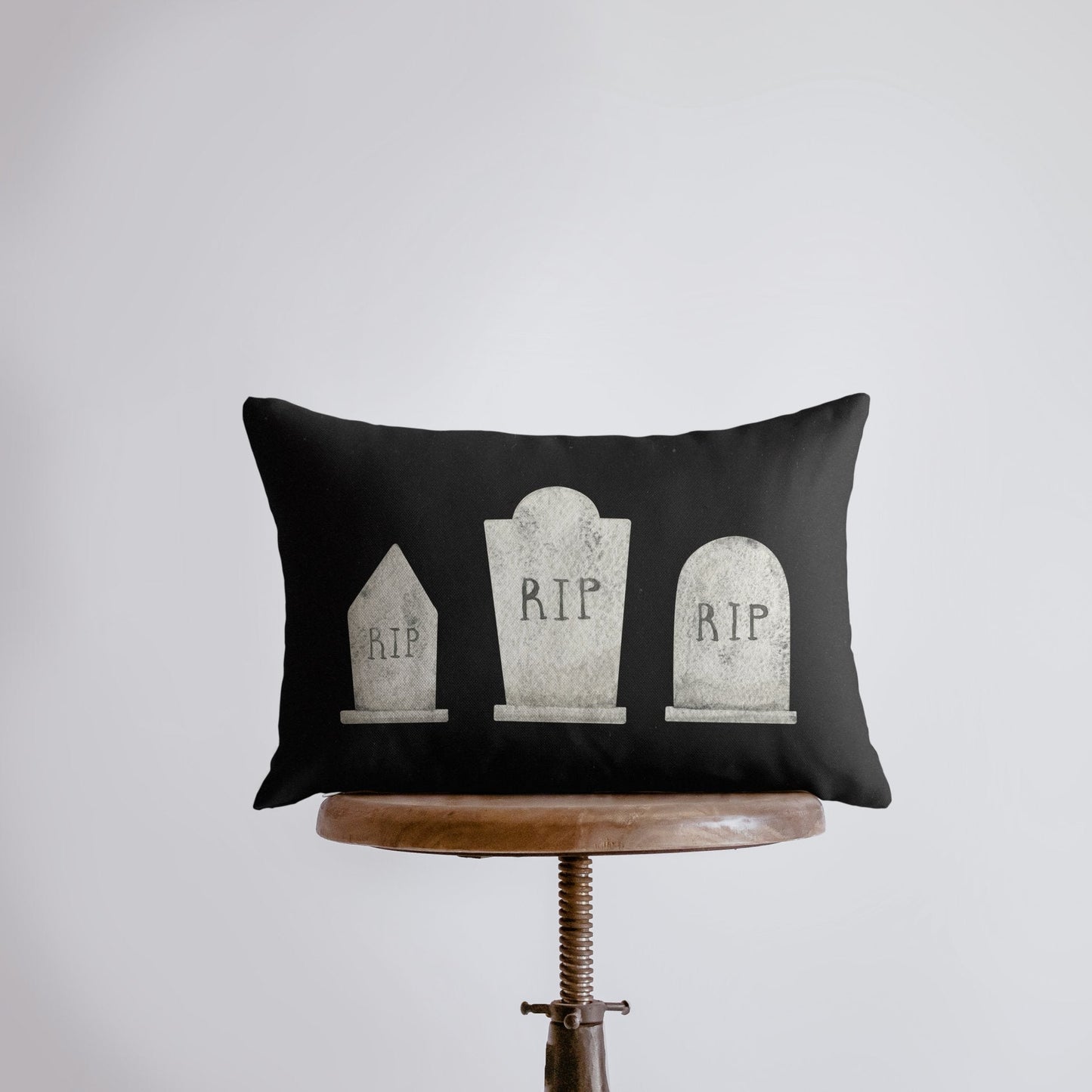 Three Ghosts Throw Pillow Cover – Double-Sided