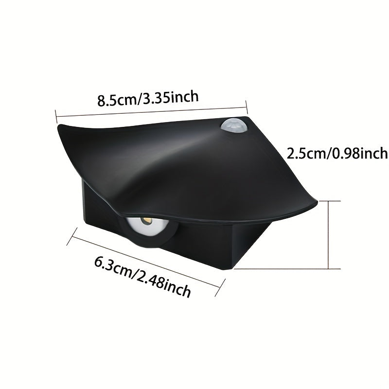 Human Sensing Decor Wall Lamp – Modern Battery-Powered Uplight for Bedroom & Porch