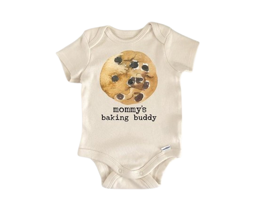 Mommy's Baking Buddy Large Cookie Infant Bodysuit