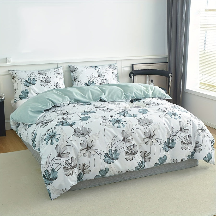Floral 3-Piece Duvet Set – Soft & Stylish Bedroom Essential
