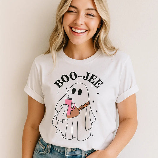 Boo-Jee T-Shirt – Halloween Ghost Graphic Tee