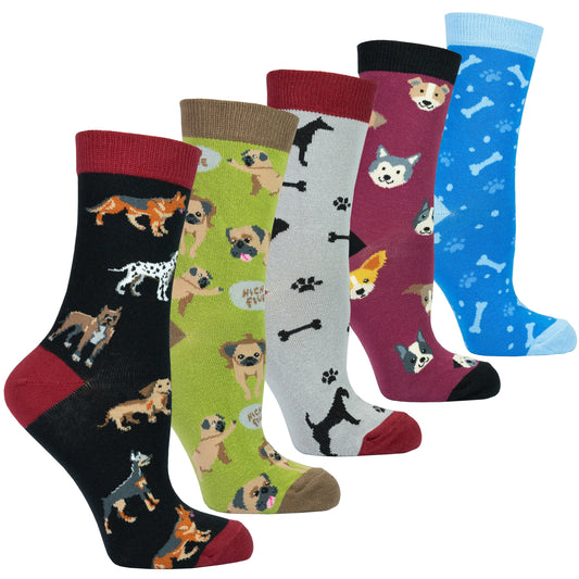 Premium Cotton Dog-Themed Socks