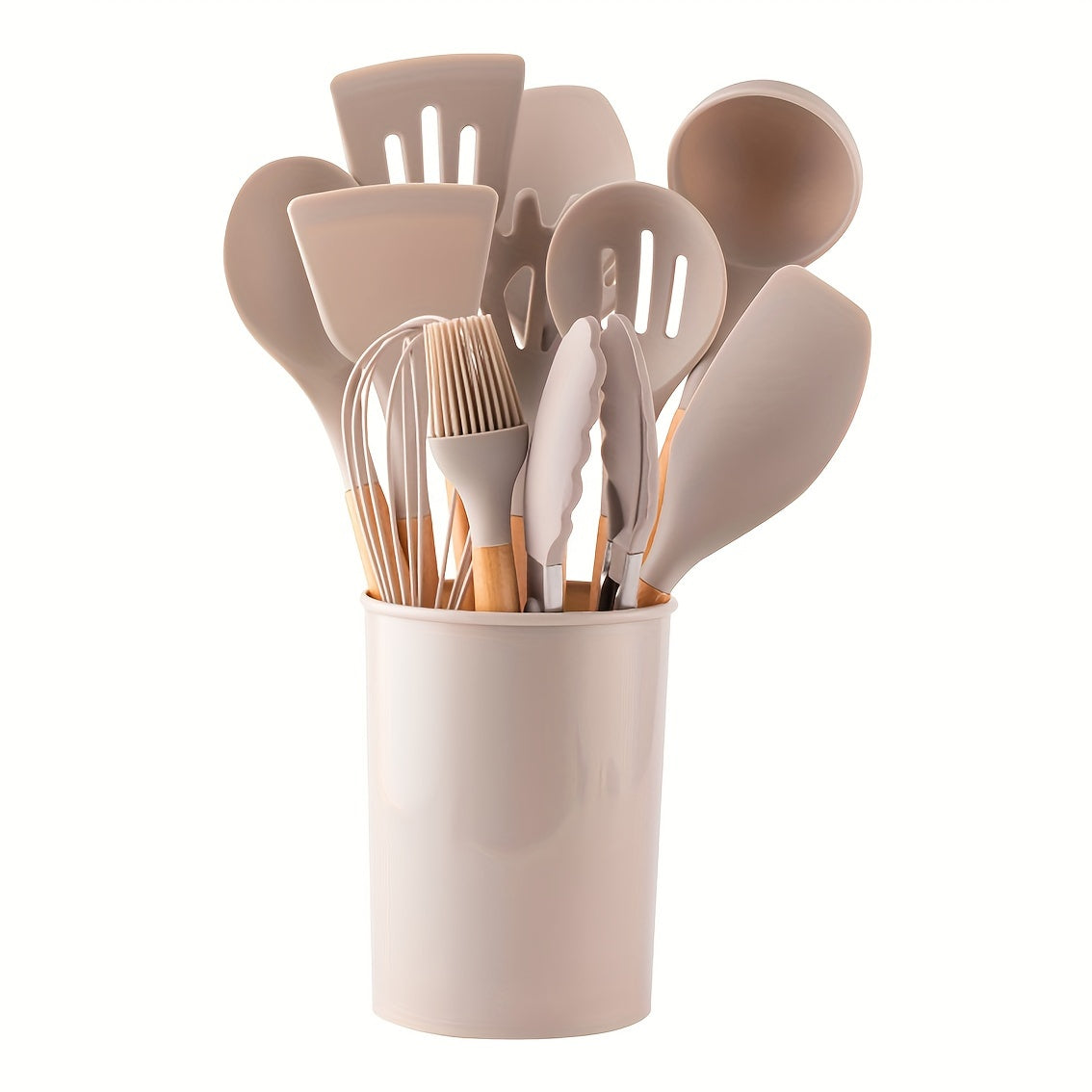 12Piece Silicone Kitchen Utensil Set with Holder