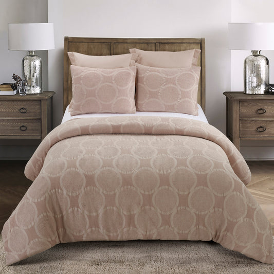 Queen Size Comforter Set – Leon Blush