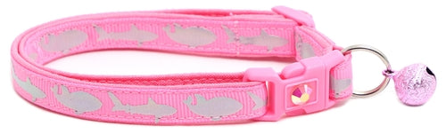 Silver Sharks – Breakaway Cat Collar