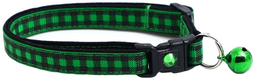 Black Buffalo Plaid - Breakaway Cat Collar