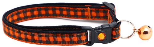 Black Buffalo Plaid - Breakaway Cat Collar