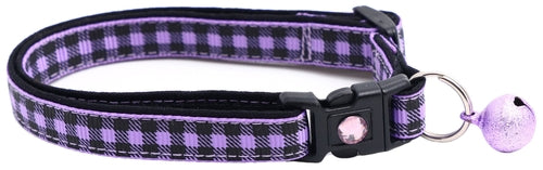 Black Buffalo Plaid - Breakaway Cat Collar