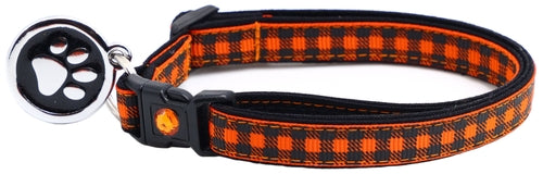 Black Buffalo Plaid - Breakaway Cat Collar
