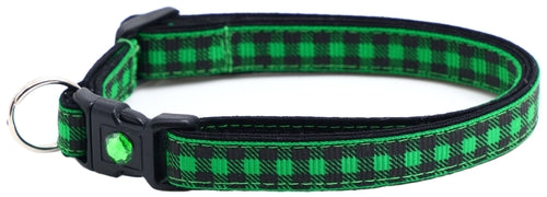 Black Buffalo Plaid - Breakaway Cat Collar