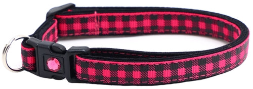Black Buffalo Plaid - Breakaway Cat Collar