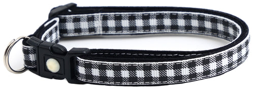 Black Buffalo Plaid - Breakaway Cat Collar