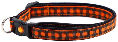 Black Buffalo Plaid - Breakaway Cat Collar