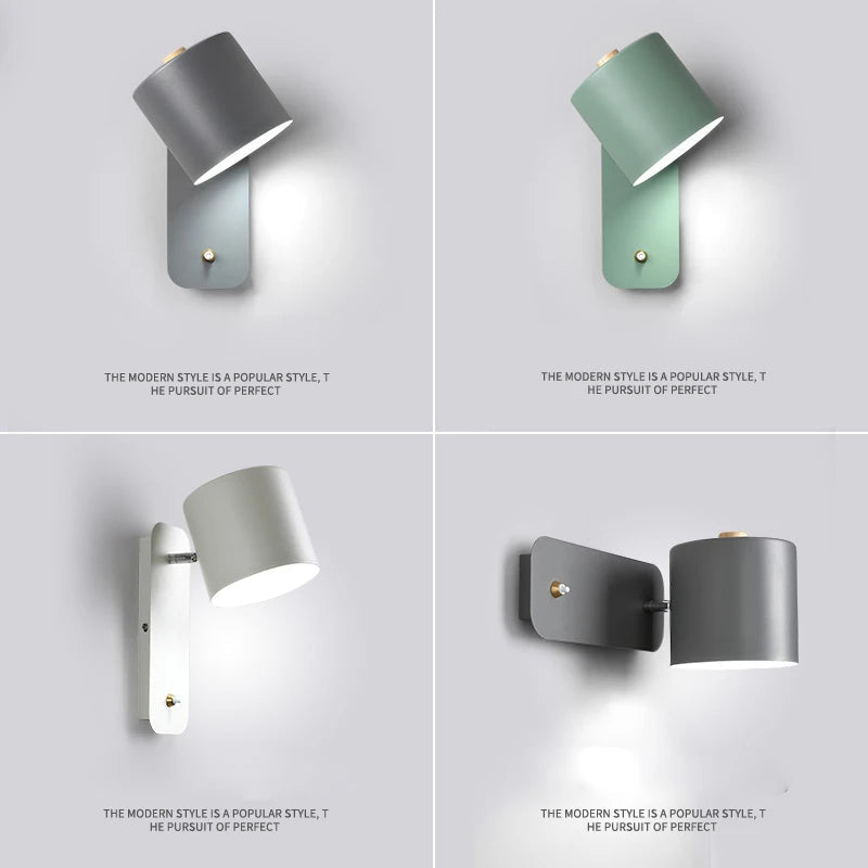 LED Wall Lamp – Nordic Modern Adjustable Design